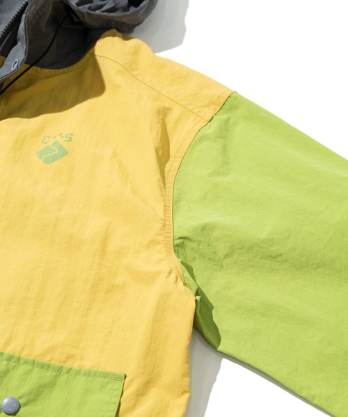 CUBE SUGAR（キューブシュガー）の「CUBE SUGAR/キューブシュガー　ナイロン 撥水加工 マウンテンパーカー（マウンテンパーカー・レディース・パープル/オレンジ/グリーン・FREE）」の7枚目の写真