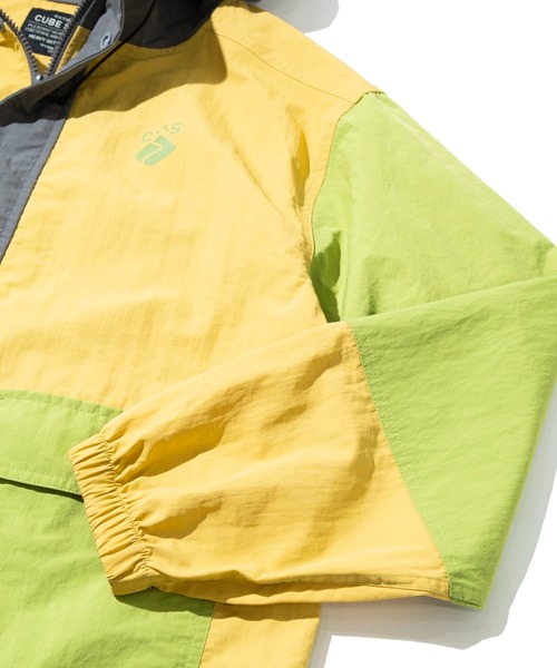 CUBE SUGAR（キューブシュガー）の「CUBE SUGAR/キューブシュガー　ナイロン 撥水加工 マウンテンパーカー（マウンテンパーカー・レディース・パープル/オレンジ/グリーン・FREE）」の8枚目の写真