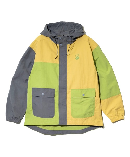 CUBE SUGAR（キューブシュガー）の「CUBE SUGAR/キューブシュガー　ナイロン 撥水加工 マウンテンパーカー（マウンテンパーカー・レディース・パープル/オレンジ/グリーン・FREE）」の11枚目の写真