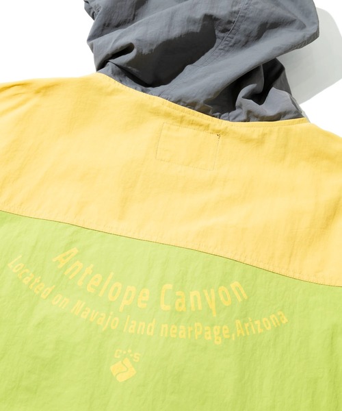 CUBE SUGAR（キューブシュガー）の「CUBE SUGAR/キューブシュガー　ナイロン 撥水加工 マウンテンパーカー（マウンテンパーカー・レディース・パープル/オレンジ/グリーン・FREE）」の13枚目の写真