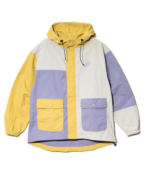 CUBE SUGAR（キューブシュガー）の「CUBE SUGAR/キューブシュガー　ナイロン 撥水加工 マウンテンパーカー（マウンテンパーカー・レディース・パープル/オレンジ/グリーン・FREE）」の14枚目の写真