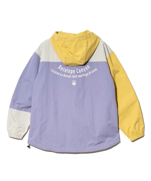 CUBE SUGAR（キューブシュガー）の「CUBE SUGAR/キューブシュガー　ナイロン 撥水加工 マウンテンパーカー（マウンテンパーカー・レディース・パープル/オレンジ/グリーン・FREE）」の15枚目の写真