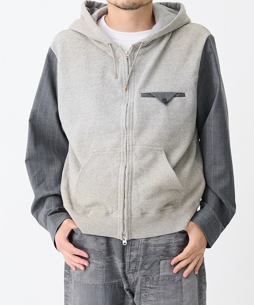 KHOKI / コッキ】Combination Zip Hoodie（パーカー）｜KHOKI（コッキ