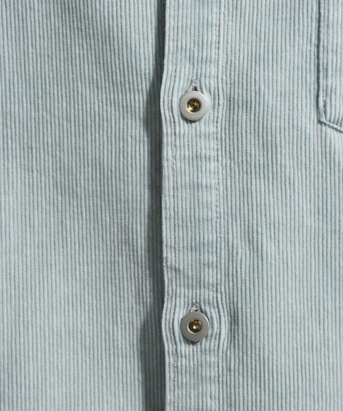 BAYFLOW（ベイフロー）の「ヴィンテージライクコールシャツ（シャツ/ブラウス・メンズ・ライトグレー/チャコール/サックスブルー・MEDIUM/LARGE）」の9枚目の写真