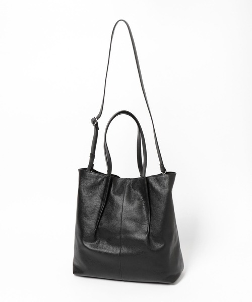 HARE(ハレ)の「フォームレスレザートート(HARE)(トートバッグ・メンズ・ブラック・FREE)」の7枚目の写真
