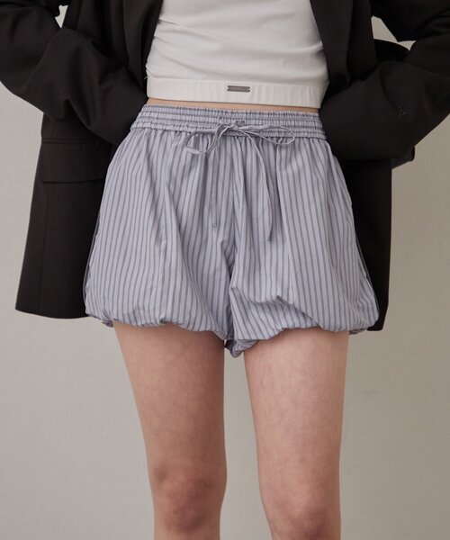 mline（エムライン）の「[mline]シャツ バルーンパンツ（その他パンツ・レディース・ブルー/アイボリー/グレー・2/1）」の9枚目の写真