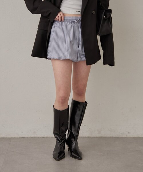 mline（エムライン）の「[mline]シャツ バルーンパンツ（その他パンツ・レディース・ブルー/アイボリー/グレー・2/1）」の6枚目の写真