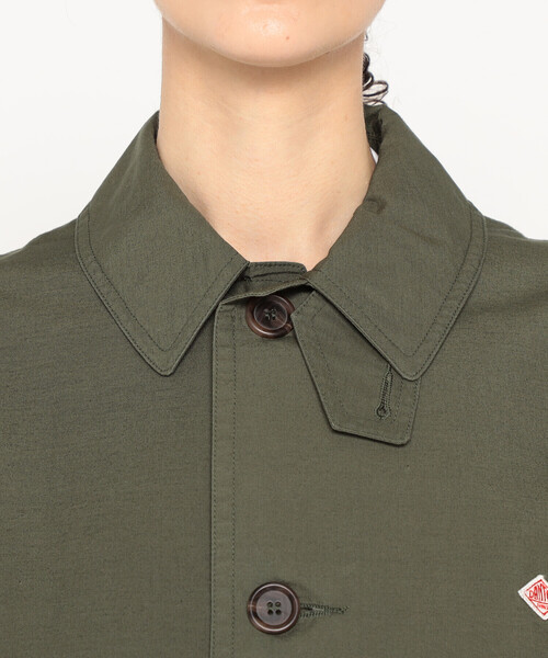 DANTON(ダントン)の「Women's Downproof Work Jacket(カバーオール・レディース・オフホワイト/ダークネイビー/ベージュ系その他/オリーブ・38/34/36)」の8枚目の写真