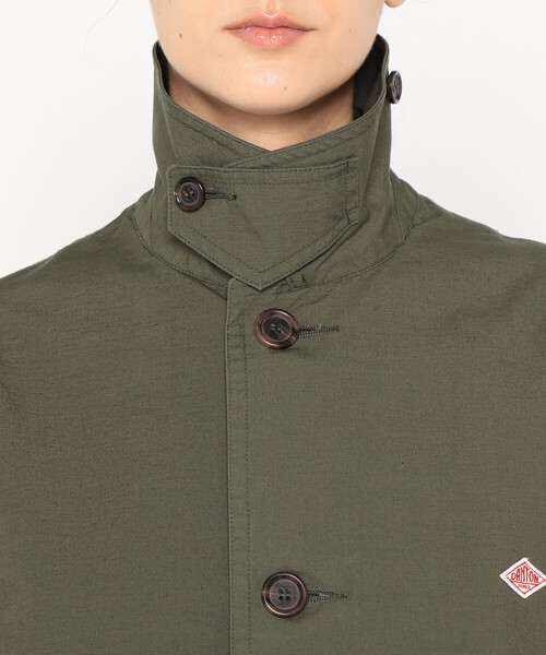 DANTON(ダントン)の「Women's Downproof Work Jacket(カバーオール・レディース・オフホワイト/ダークネイビー/ベージュ系その他/オリーブ・38/34/36)」の18枚目の写真