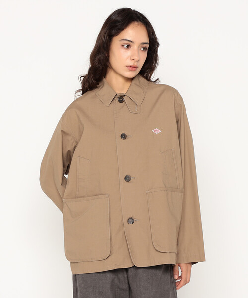DANTON(ダントン)の「Women's Downproof Work Jacket(カバーオール・レディース・オフホワイト/ダークネイビー/ベージュ系その他/オリーブ・38/34/36)」の21枚目の写真