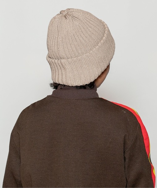CA4LA(カシラ)の「WORK10(ニットキャップ/ビーニー・レディース・ベージュ/ブラック/ブルー・ONESIZE)」の7枚目の写真