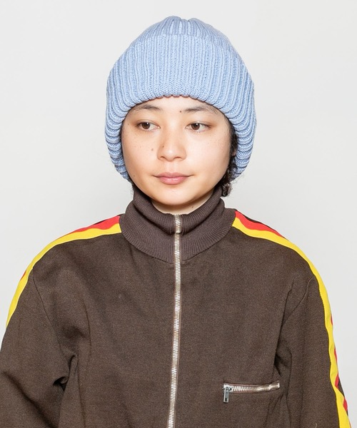 CA4LA(カシラ)の「WORK10(ニットキャップ/ビーニー・レディース・ベージュ/ブラック/ブルー・ONESIZE)」の8枚目の写真