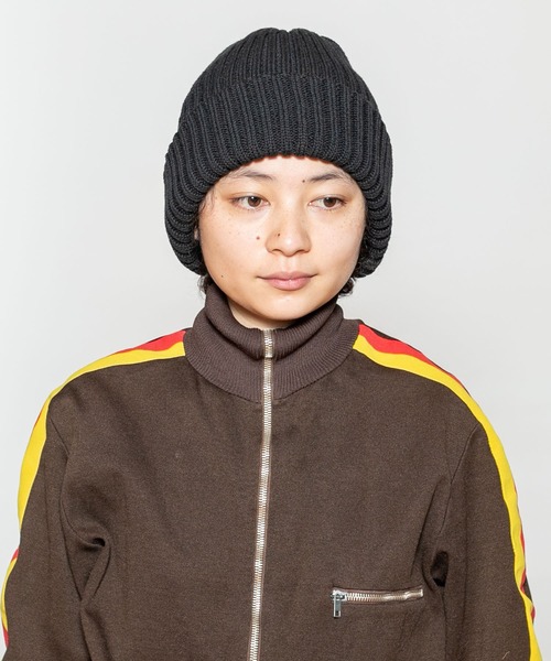 CA4LA(カシラ)の「WORK10(ニットキャップ/ビーニー・レディース・ベージュ/ブラック/ブルー・ONESIZE)」の9枚目の写真
