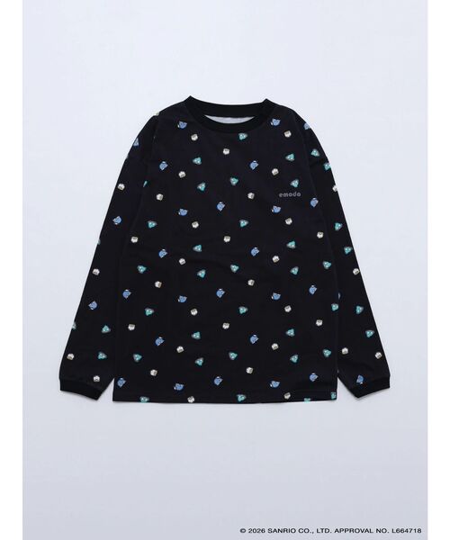 EMODA（エモダ）の「【はぴだんぶい】PATTERN OVER L/T&S-PT SET（Tシャツ/カットソー・レディース・ホワイト/ブラック・FREE）」の12枚目の写真