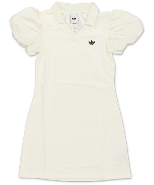 adidas（アディダス）の「【adidas/アディダス】ボリュームスリーブポロワンピース（ワンピース・レディース・ブラック/オフホワイト・M）」の17枚目の写真