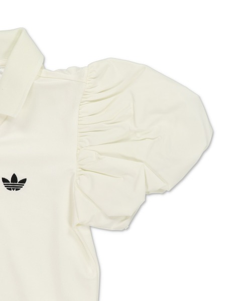 adidas（アディダス）の「【adidas/アディダス】ボリュームスリーブポロワンピース（ワンピース・レディース・ブラック/オフホワイト・M）」の19枚目の写真