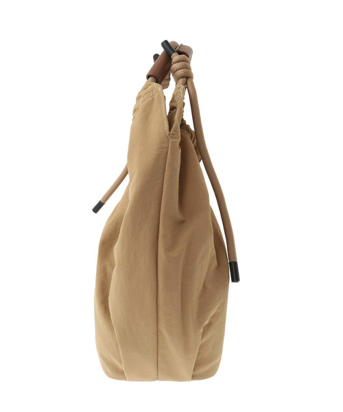 CONVERSE TOKYO（コンバーストウキョウ）の「2WAY ROPE HANDLE GATHERED SHOULDER BAG（ショルダーバッグ・レディース・チャコールグレー/ベージュ/ブラック・FREE）」の7枚目の写真