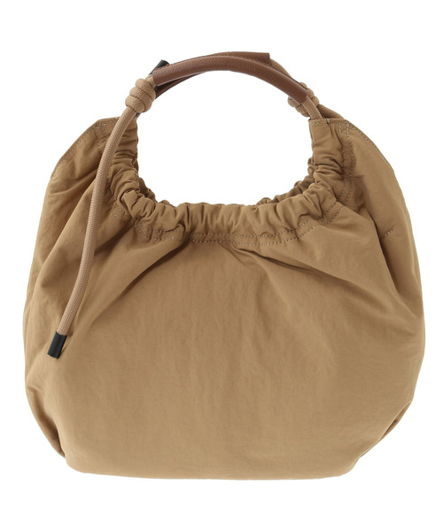 CONVERSE TOKYO（コンバーストウキョウ）の「2WAY ROPE HANDLE GATHERED SHOULDER BAG（ショルダーバッグ・レディース・チャコールグレー/ベージュ/ブラック・FREE）」の8枚目の写真