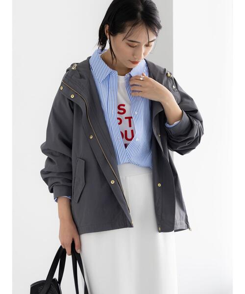 Te chichi（テチチ）の「ナイロンマウンテンパーカー（ブルゾン・レディース・ネイビー/チャコールグレー/オフホワイト/オリーブ・F）」の2枚目の写真