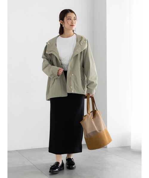 Te chichi（テチチ）の「ナイロンマウンテンパーカー（ブルゾン・レディース・ネイビー/チャコールグレー/オフホワイト/オリーブ・F）」の12枚目の写真