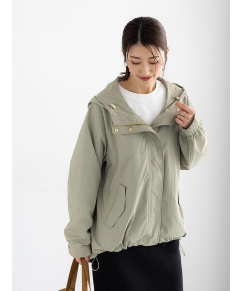 Te chichi（テチチ）の「ナイロンマウンテンパーカー（ブルゾン・レディース・ネイビー/チャコールグレー/オフホワイト/オリーブ・F）」の14枚目の写真