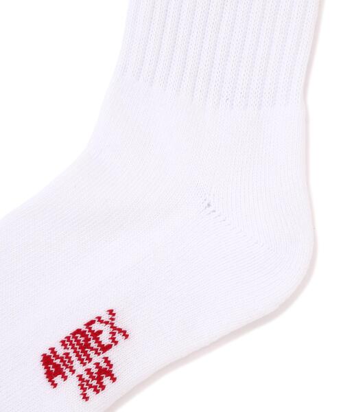 AVIREX(アヴィレックス)の「《直営店限定》HEART LOGO SOCKS(ソックス/靴下・レディース・ホワイト/ブラック・F)」の5枚目の写真