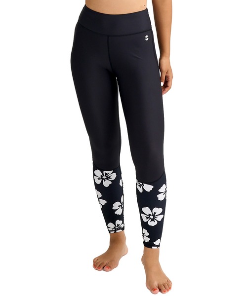 BILLABONG（ビラボン）の「BILLABONG/ビラボン レギンス UVカット 吸水速乾 セットアップ対応 BG013882 UT（その他パンツ・レディース・ブラック×ホワイト/アクア/ブラック・L/M）」の2枚目の写真
