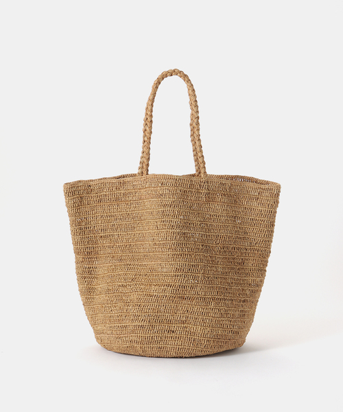 plage（プラージュ）の「《追加》RAFFIA BASKET バッグ（かごバッグ・レディース・ベージュ・FREE）」の7枚目の写真