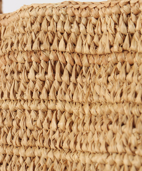 plage（プラージュ）の「《追加》RAFFIA BASKET バッグ（かごバッグ・レディース・ベージュ・FREE）」の11枚目の写真