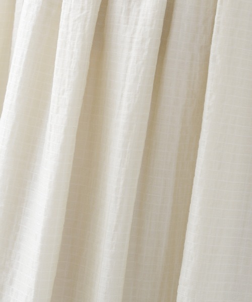 NATURAL BEAUTY BASIC(ナチュラルビューティーベーシック)の「◇シアーチェックギャザーワンピース(ワンピース・レディース・オレンジ/イエロー/ブラック・P/S/MEDIUM)」の21枚目の写真