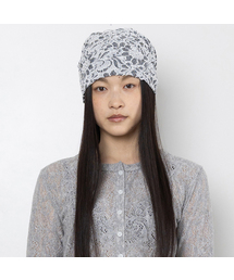 WEBHOUSE（ウェブハウス）の「ツイスターパネルビーニー - レース（ニットキャップ/ビーニー）」