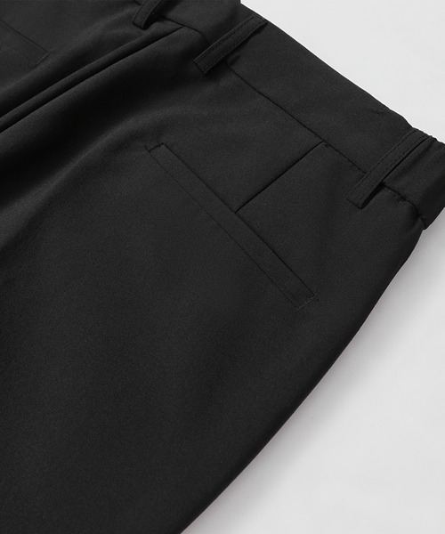 Cloudstyle(クラウドスタイル)の「【Cloudstyle】センタープレス イージーテーパードパンツ(チノパンツ・メンズ・ブラック/ダークグレー・SMALL/MEDIUM/LARGE/X-LARGE)」の13枚目の写真