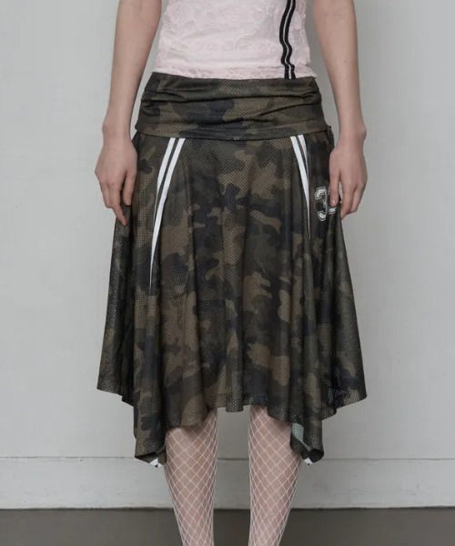 Ada.(エイダ)の「◇SETUPEXE◇ブランド直輸入正規品/33 スポーティ スカート 33 SPORTY SKIRT(スカート・レディース・カモフラージュ/ベージュ/ブラック・FREE)」の10枚目の写真