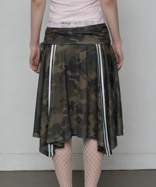 Ada.(エイダ)の「◇SETUPEXE◇ブランド直輸入正規品/33 スポーティ スカート 33 SPORTY SKIRT(スカート・レディース・カモフラージュ/ベージュ/ブラック・FREE)」の12枚目の写真