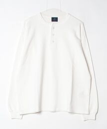 REMI RELIEF NAVY LABEL | REMI RELIEF NAVY LAB / レミレリーフ ネイビーレーベル：WタックヘンリーネックロンT：RN30389115AK[STD](Tシャツ/カットソー)