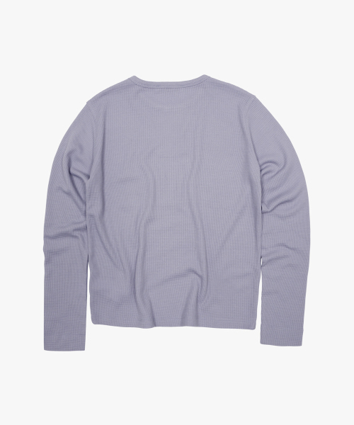 38COMEONCOMMON（38カモンコモン）の「Waffle Regular Long Sleeve (Lavender)（Tシャツ/カットソー・レディース・その他・FREE）」の2枚目の写真