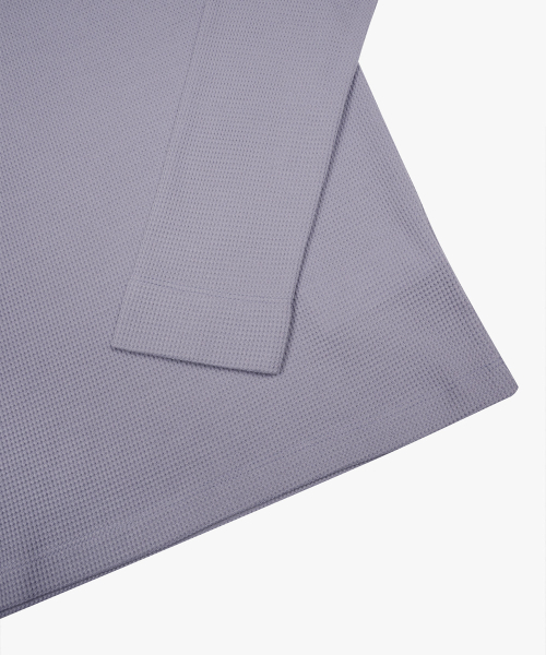 38COMEONCOMMON（38カモンコモン）の「Waffle Regular Long Sleeve (Lavender)（Tシャツ/カットソー・レディース・その他・FREE）」の4枚目の写真