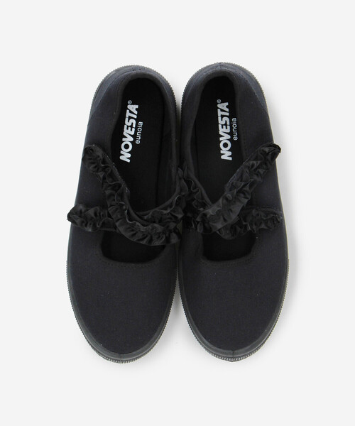 Bshop（ビショップ）の「eunoia × NOVESTA | TWO STRAP MARY JANE（スニーカー・レディース・ブラック・38/37）」の14枚目の写真