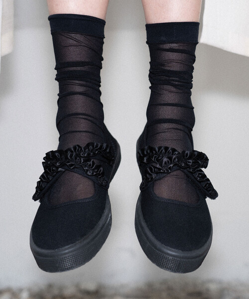 Bshop(ビショップ)の「eunoia × NOVESTA | TWO STRAP MARY JANE(スニーカー・レディース・ブラック・38/37)」の1枚目の写真