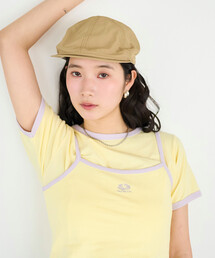 FRUIT OF THE LOOM × FREAK'S STORE/フルーツオブザルーム 別注 配色リンガ- 天竺キャミソール