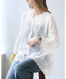 reca | レースシアーカーディガン(カーディガン/ボレロ)