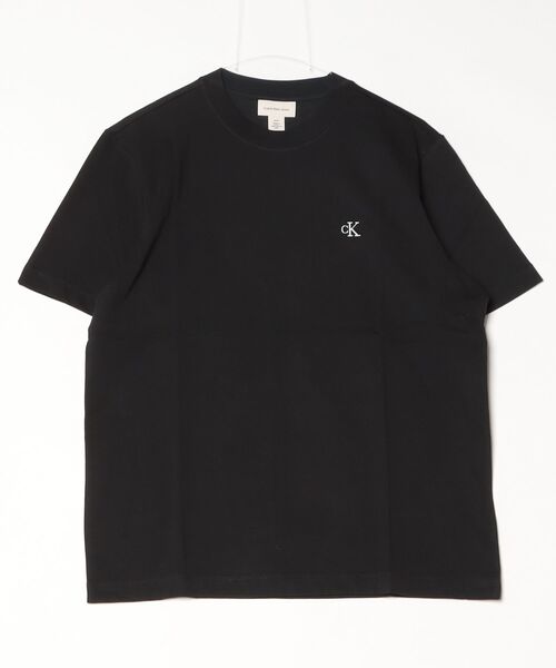 Calvin Klein Jeans(カルヴァンクラインジーンズ)の「Calvin Klein Jeans カルバンクライン ジーンズ SS EASY MONOGRAM TEE 半袖クルーネックTシャツ(Tシャツ/カットソー・メンズ・ブラック/ホワイト・XL/L/M/S)」の4枚目の写真