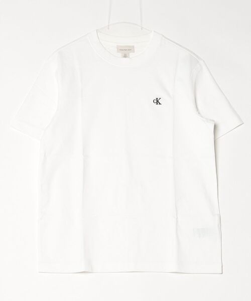 Calvin Klein Jeans(カルヴァンクラインジーンズ)の「Calvin Klein Jeans カルバンクライン ジーンズ SS EASY MONOGRAM TEE 半袖クルーネックTシャツ(Tシャツ/カットソー・メンズ・ブラック/ホワイト・XL/L/M/S)」の5枚目の写真