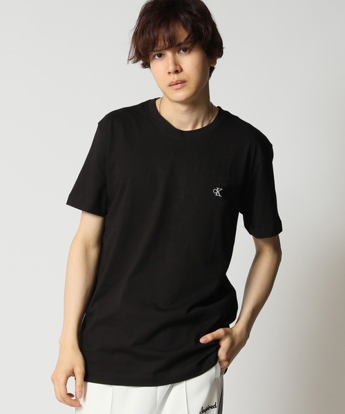 Calvin Klein Jeans（カルヴァンクラインジーンズ）の「Calvin Klein Jeans カルバンクライン ジーンズ SS EASY MONOGRAM TEE 半袖クルーネックTシャツ（Tシャツ/カットソー・メンズ・ブラック/ホワイト・XL/L/M/S）」の7枚目の写真