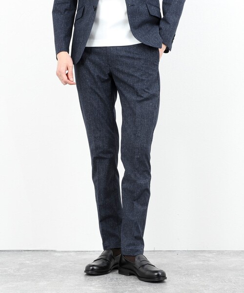 NOLLEY’S（ノーリーズ）の「《ビジカジ/セットアップ対応》COOLDOTS PT テーパードパンツ 26SS（その他パンツ・メンズ・ベージュ/インディゴブルー・S/XL/L/M）」の3枚目の写真