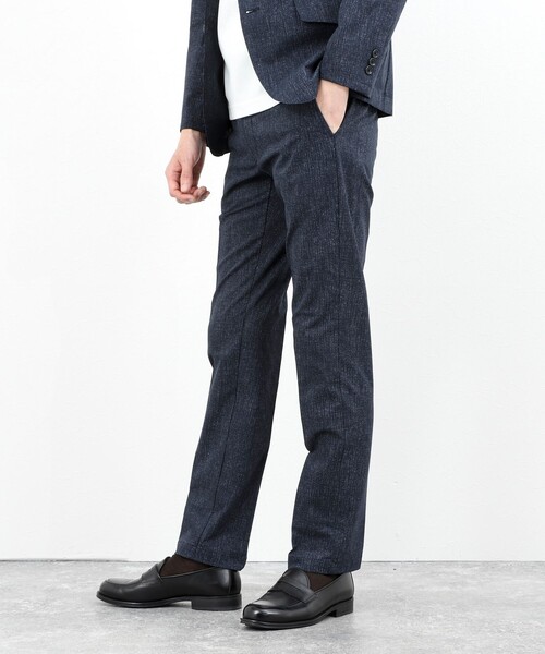 NOLLEY’S（ノーリーズ）の「《ビジカジ/セットアップ対応》COOLDOTS PT テーパードパンツ 26SS（その他パンツ・メンズ・ベージュ/インディゴブルー・S/XL/L/M）」の5枚目の写真