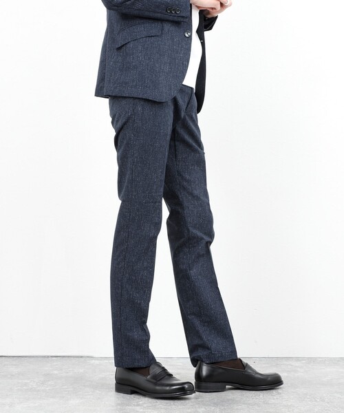 NOLLEY’S（ノーリーズ）の「《ビジカジ/セットアップ対応》COOLDOTS PT テーパードパンツ 26SS（その他パンツ・メンズ・ベージュ/インディゴブルー・S/XL/L/M）」の7枚目の写真