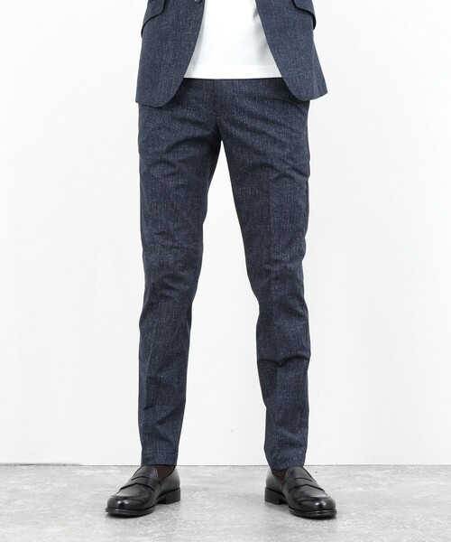 NOLLEY’S（ノーリーズ）の「《ビジカジ/セットアップ対応》COOLDOTS PT テーパードパンツ 26SS（その他パンツ・メンズ・ベージュ/インディゴブルー・S/XL/L/M）」の8枚目の写真