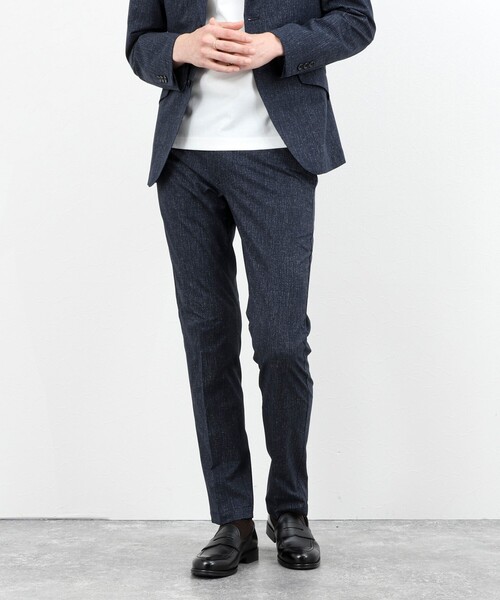 NOLLEY’S（ノーリーズ）の「《ビジカジ/セットアップ対応》COOLDOTS PT テーパードパンツ 26SS（その他パンツ・メンズ・ベージュ/インディゴブルー・S/XL/L/M）」の9枚目の写真