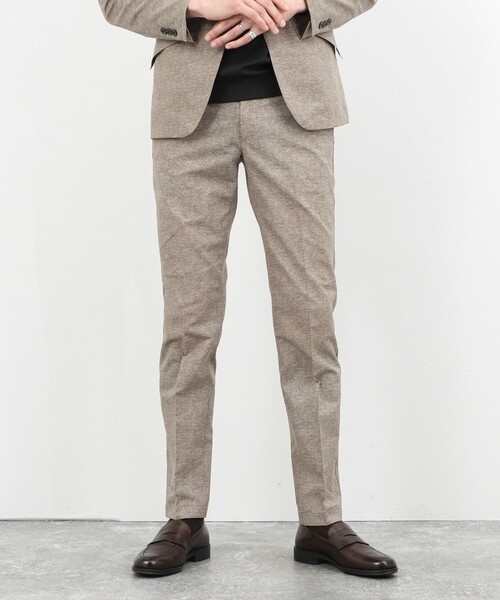 NOLLEY’S（ノーリーズ）の「《ビジカジ/セットアップ対応》COOLDOTS PT テーパードパンツ 26SS（その他パンツ・メンズ・ベージュ/インディゴブルー・S/XL/L/M）」の18枚目の写真